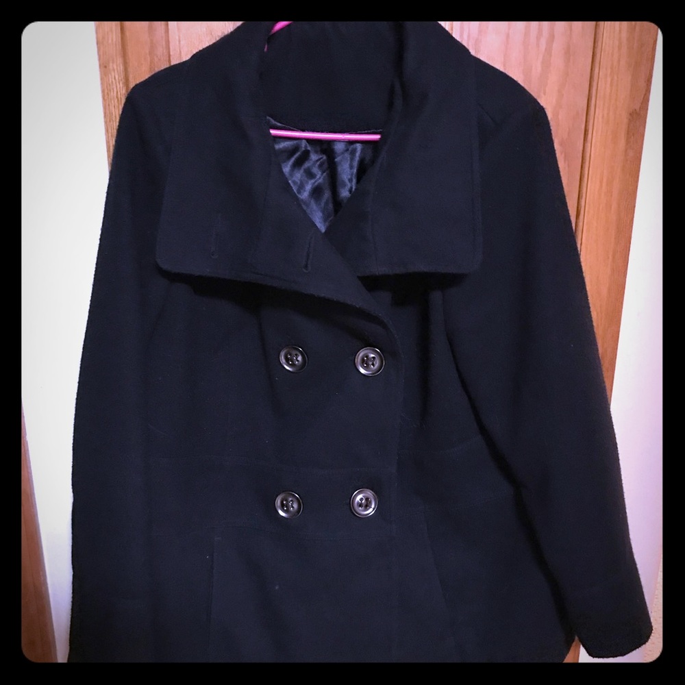 Black Pea Coat